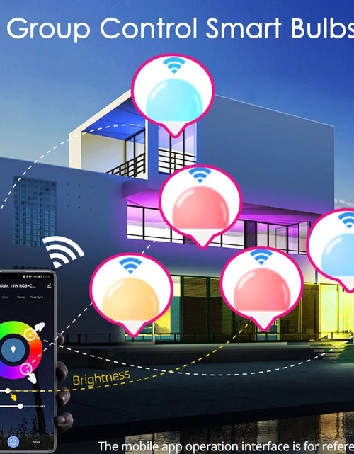 Load image into Gallery viewer, Tuya Wifi/Bluetooth Smart Bulb E27 RGB Alexa Led Lamp Smart Light Bulbs AC 85-265V Smart Lamps For Google Assistant Smart Life
