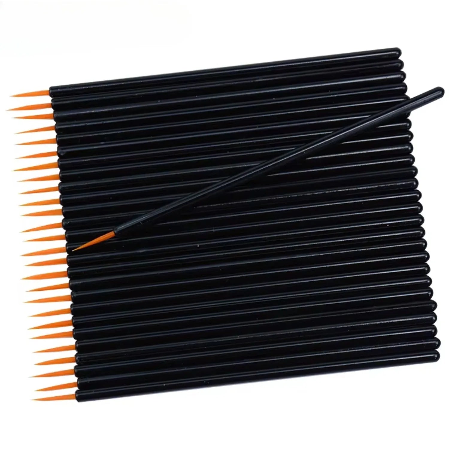 50pcs/lot Reusable Gel Liner Nail Art Brushes Painting Pen Disposable  Eyeliner Beauty Eyeline Makup Tools