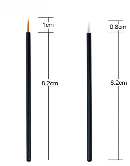 Load image into Gallery viewer, 50pcs/lot Reusable Gel Liner Nail Art Brushes Painting Pen Disposable  Eyeliner Beauty Eyeline Makup Tools
