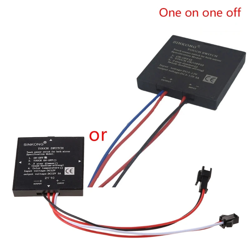 5-12V Smart Swich Bathroom Mirror Switch Touch Sensor Switch For Led Light Mirror Headlight For Smart Home Bathroom Light Switch