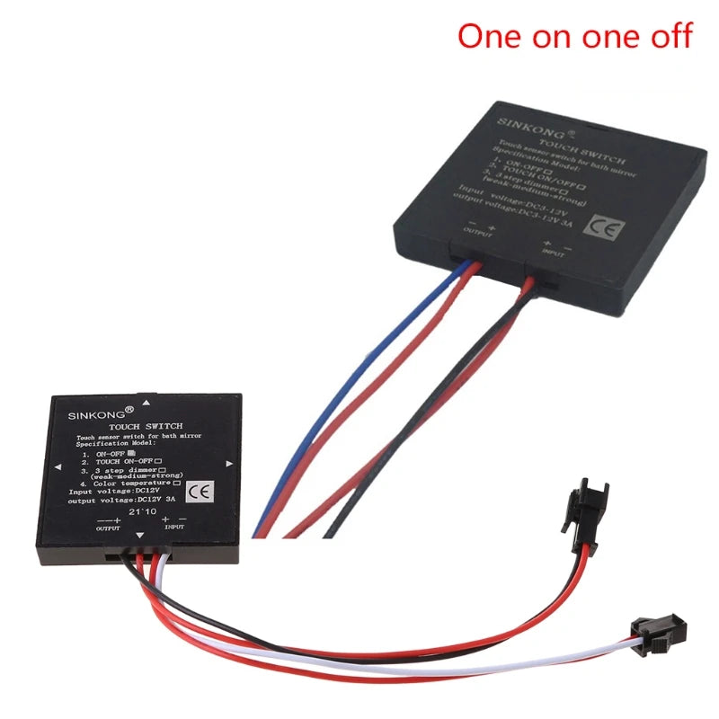 5-12V Smart Swich Bathroom Mirror Switch Touch Sensor Switch For Led Light Mirror Headlight For Smart Home Bathroom Light Switch