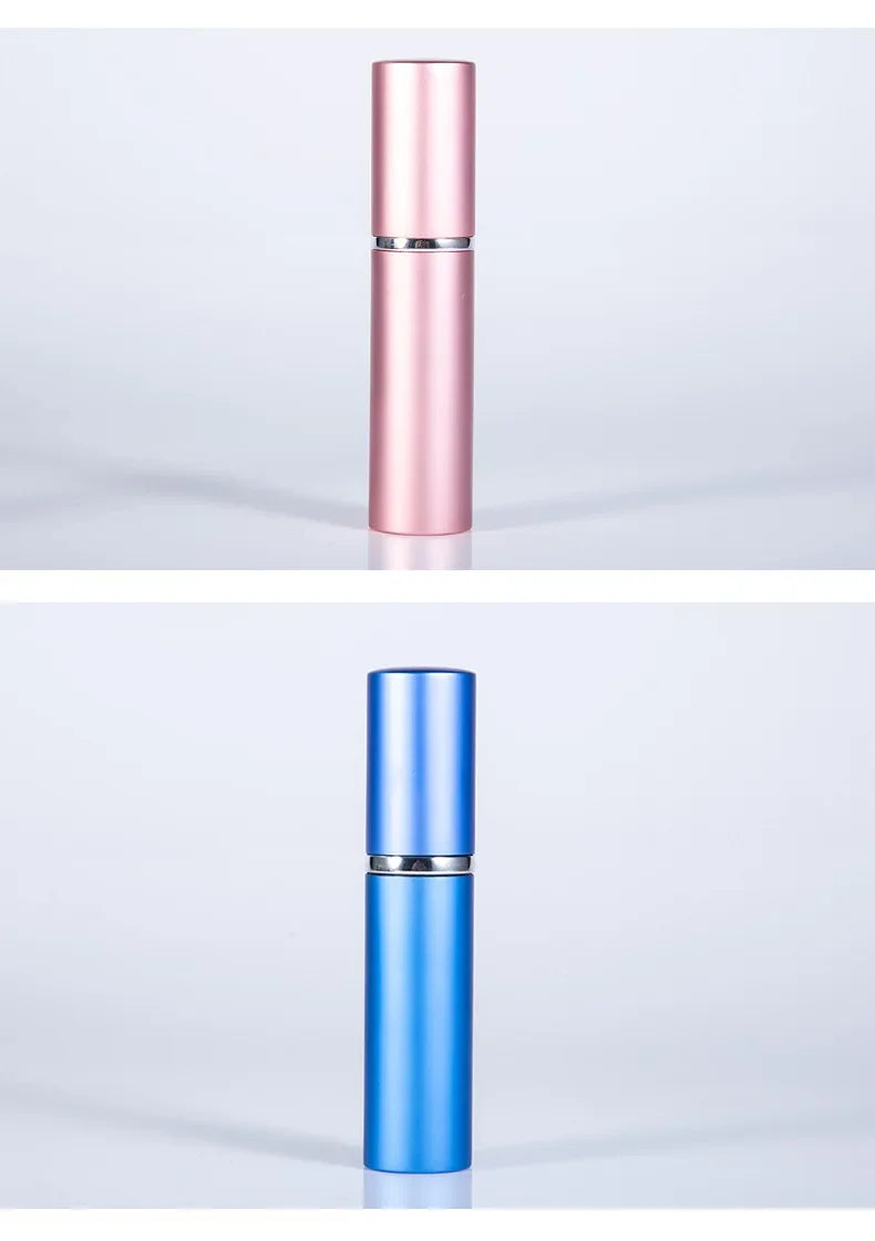 5ml Portable Refillable Perfume Bottle With Atomizer Empty  Aluminum Parfume Case Container Spray Bottle Travel