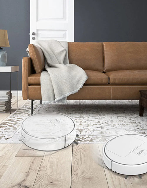 Load image into Gallery viewer, 3-in-1 Robot Vacuum Cleaner USB Rechargeable 1000Pa Suction Robotic Vacuum and Mop Combo for Home Floor Washing Carpet Pet Hair
