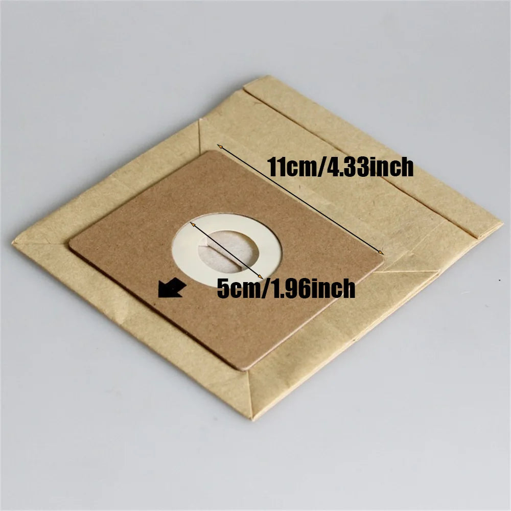 5pcs Universal Vacuum Cleaner Paper Bag Dust Collecting Bag Premium Replacement Board Household Appliances Accessories Trash Bag