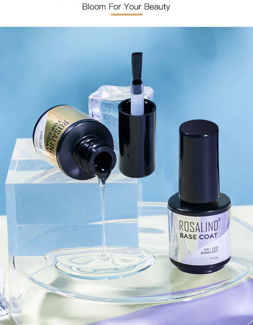 Load image into Gallery viewer, ROSALIND Bright Gel Nail Polish Mini 5ml Gel Polish Colorful Need UV Nail Lamp Semi-Permanent Base Top Gel Varnishes
