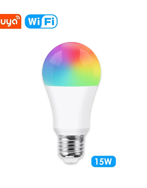 Load image into Gallery viewer, Tuya Wifi/Bluetooth Smart Bulb E27 RGB Alexa Led Lamp Smart Light Bulbs AC 85-265V Smart Lamps For Google Assistant Smart Life
