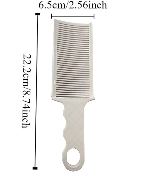 Load image into Gallery viewer, 1pc Hair cutting aids Plastic Flat head push Trimming comb Men&#39;s trimming Design major Flat comb Dedicated to hair salons

