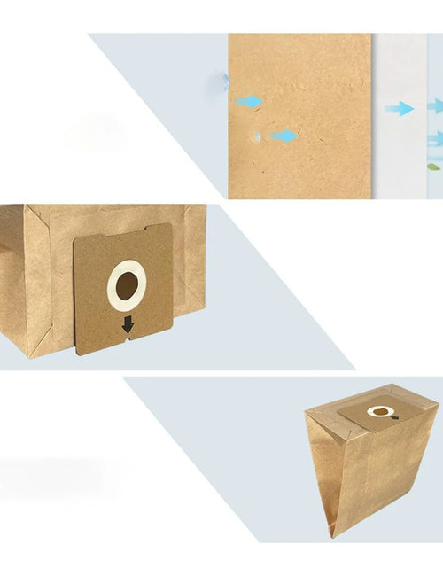 Load image into Gallery viewer, 5pcs Universal Vacuum Cleaner Paper Bag Dust Collecting Bag Premium Replacement Board Household Appliances Accessories Trash Bag
