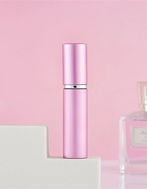 Load image into Gallery viewer, 5ml Portable Refillable Perfume Bottle With Atomizer Empty  Aluminum Parfume Case Container Spray Bottle Travel
