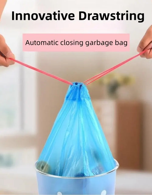 Load image into Gallery viewer, Drawstring Garbage Bag Thickened Garbage Disposal Bag Smart Trash Can Kitchen Toilet Garbage Storage Bag Weighing 10kg
