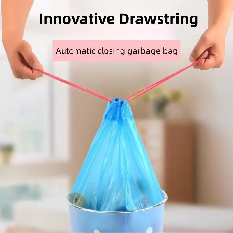 Drawstring Garbage Bag Thickened Garbage Disposal Bag Smart Trash Can Kitchen Toilet Garbage Storage Bag Weighing 10kg