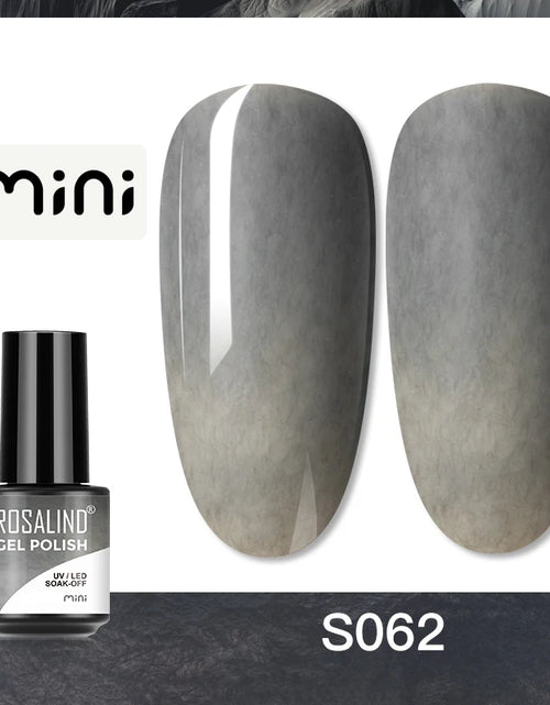 Load image into Gallery viewer, ROSALIND Bright Gel Nail Polish Mini 5ml Gel Polish Colorful Need UV Nail Lamp Semi-Permanent Base Top Gel Varnishes
