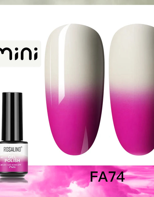 Load image into Gallery viewer, ROSALIND Bright Gel Nail Polish Mini 5ml Gel Polish Colorful Need UV Nail Lamp Semi-Permanent Base Top Gel Varnishes

