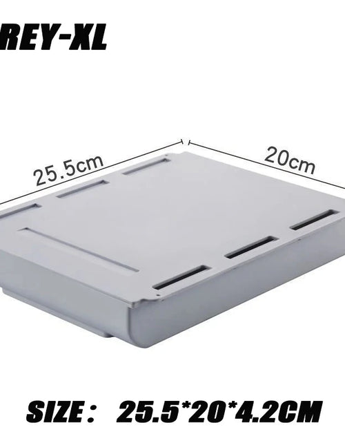 Load image into Gallery viewer, Hidden Drawer Organizer Self-Adhesive Desktop Small Drawer Cabinet Under Table Hidden Drawer Office Home Storage Tools
