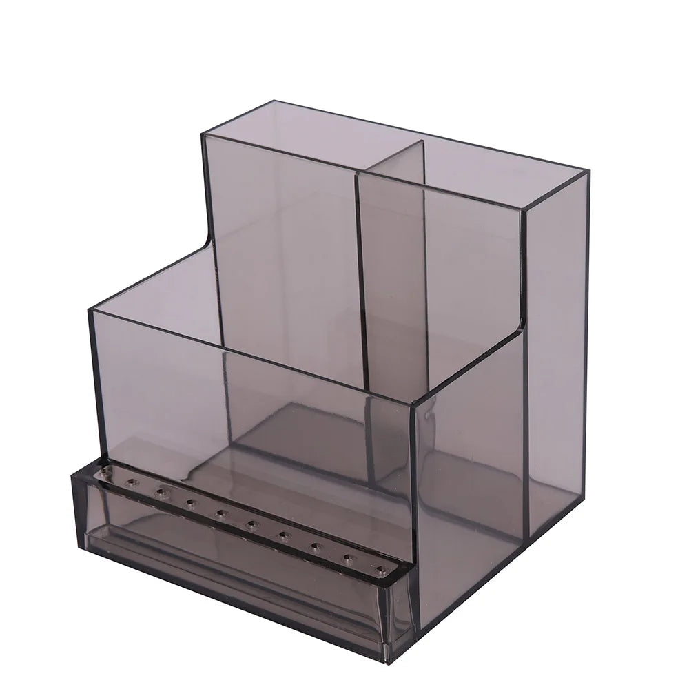Nail Drill Bits Holder Display Clear Nail Display Box Transparent Makeup Storage Organizer Nail Manicure Tools
