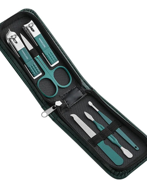 Load image into Gallery viewer, Nail Scissors Set Household High End Mens And Womens Special Nail Clippers Manicure Beauty Tools 6 Piece Portable Household

