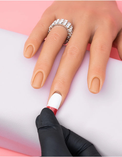 Load image into Gallery viewer, Nail Training Practice Hand For Acrylic Nails Silicone Fake Hands To Nail Practice Hand Model Filming Props Veikmv
