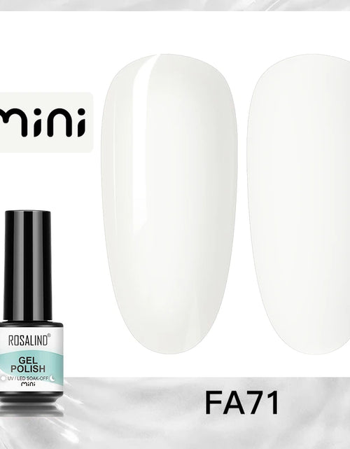 Load image into Gallery viewer, ROSALIND Bright Gel Nail Polish Mini 5ml Gel Polish Colorful Need UV Nail Lamp Semi-Permanent Base Top Gel Varnishes
