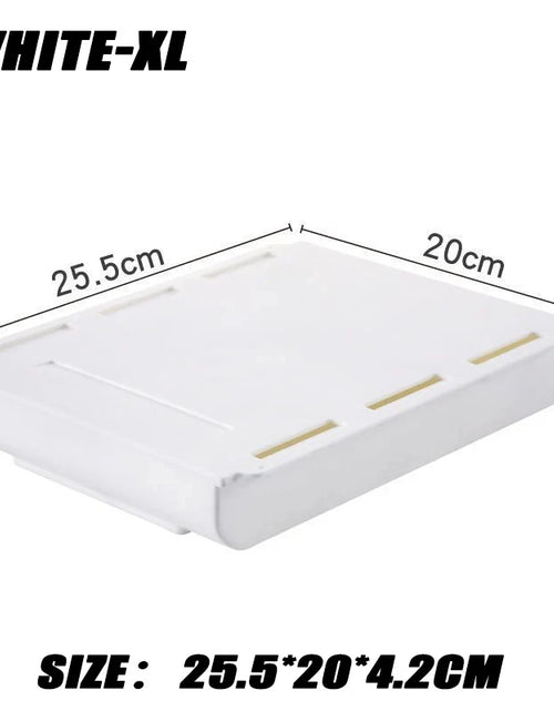Load image into Gallery viewer, Hidden Drawer Organizer Self-Adhesive Desktop Small Drawer Cabinet Under Table Hidden Drawer Office Home Storage Tools
