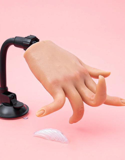 Load image into Gallery viewer, Nail Training Practice Hand For Acrylic Nails Silicone Fake Hands To Nail Practice Hand Model Filming Props Veikmv
