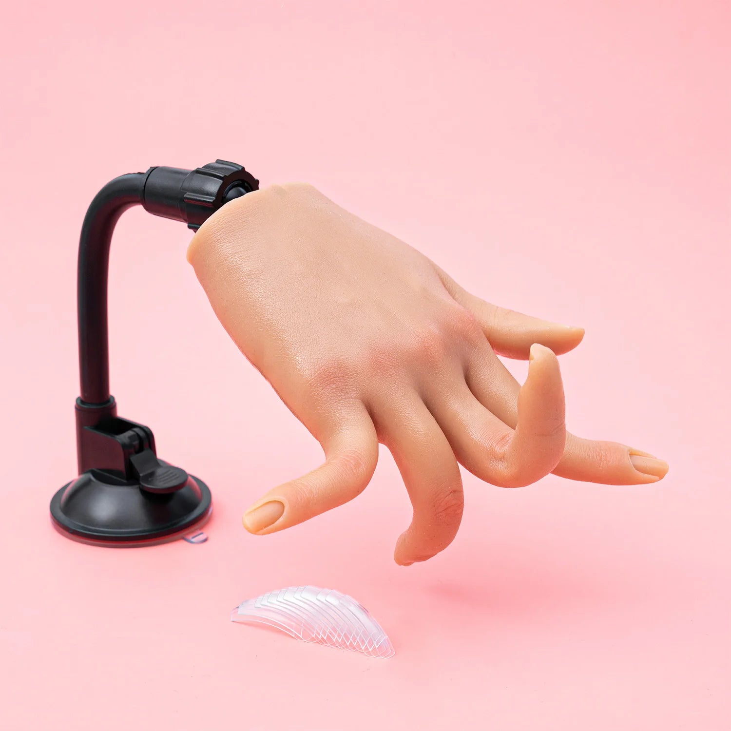 Nail Training Practice Hand For Acrylic Nails Silicone Fake Hands To Nail Practice Hand Model Filming Props Veikmv