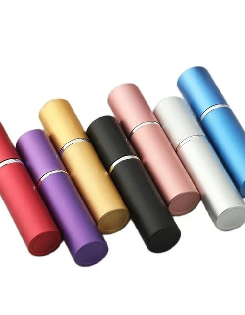 Load image into Gallery viewer, 5ml Portable Refillable Perfume Bottle With Atomizer Empty  Aluminum Parfume Case Container Spray Bottle Travel
