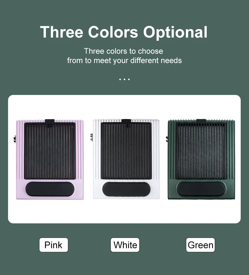 80W Powerful Nail Dust Collector For Manicure Nail Vacuum Cleaner With Fitter Nail Dust Fan Manicure Salon Equipment