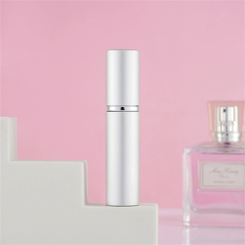 5ml Portable Refillable Perfume Bottle With Atomizer Empty  Aluminum Parfume Case Container Spray Bottle Travel