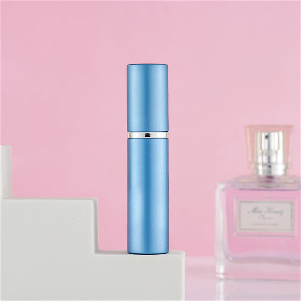 5ml Portable Refillable Perfume Bottle With Atomizer Empty  Aluminum Parfume Case Container Spray Bottle Travel