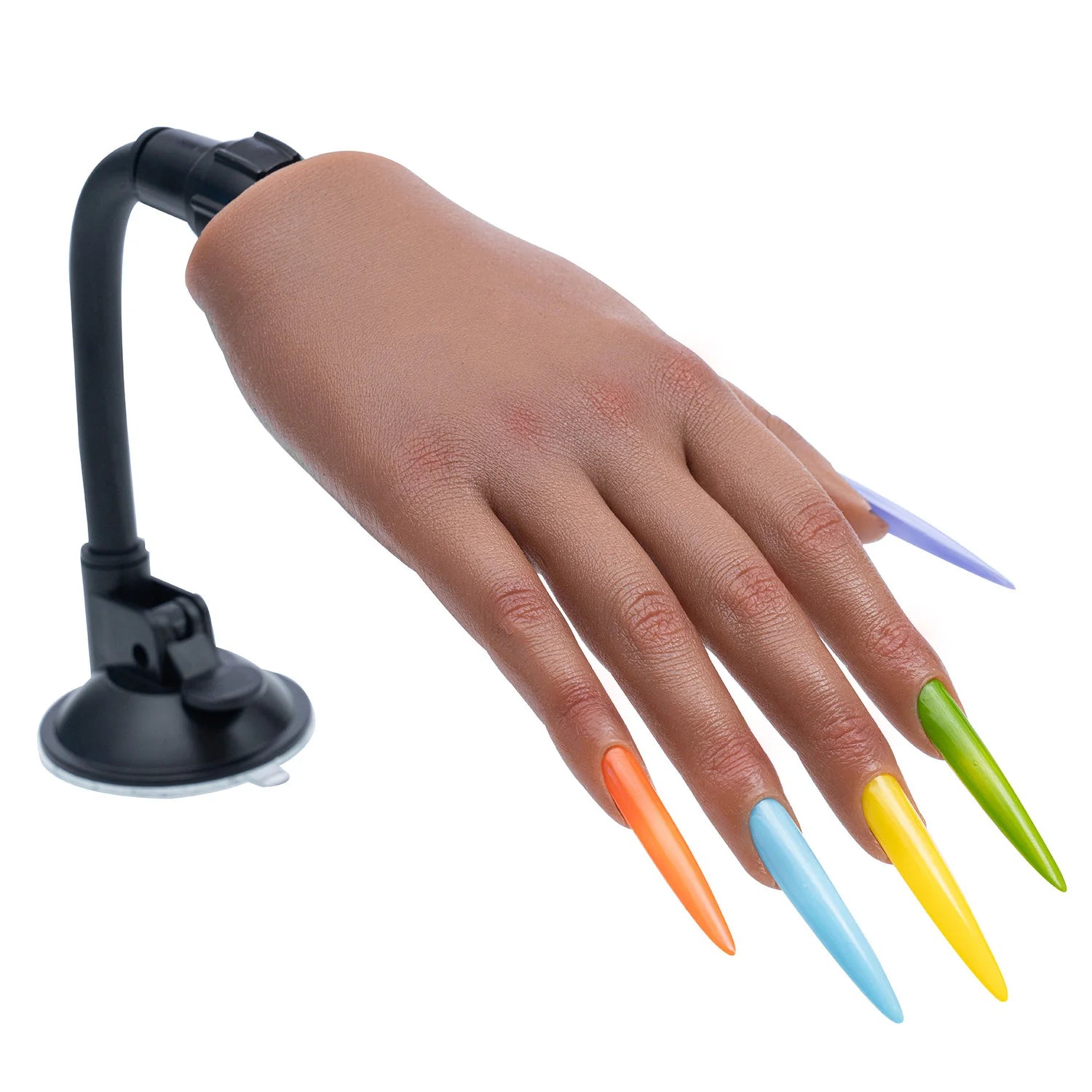 Nail Training Practice Hand For Acrylic Nails Silicone Fake Hands To Nail Practice Hand Model Filming Props Veikmv
