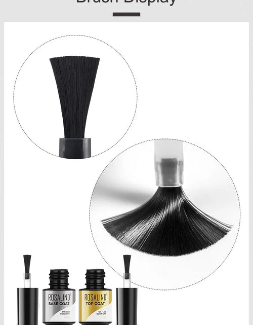Load image into Gallery viewer, ROSALIND Bright Gel Nail Polish Mini 5ml Gel Polish Colorful Need UV Nail Lamp Semi-Permanent Base Top Gel Varnishes
