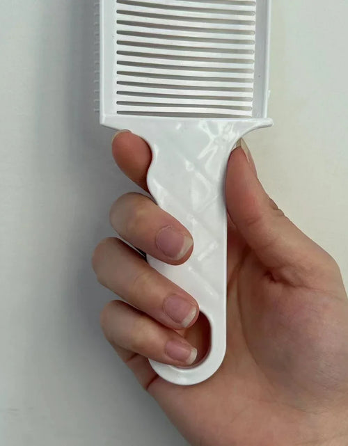 Load image into Gallery viewer, 1pc Hair cutting aids Plastic Flat head push Trimming comb Men&#39;s trimming Design major Flat comb Dedicated to hair salons
