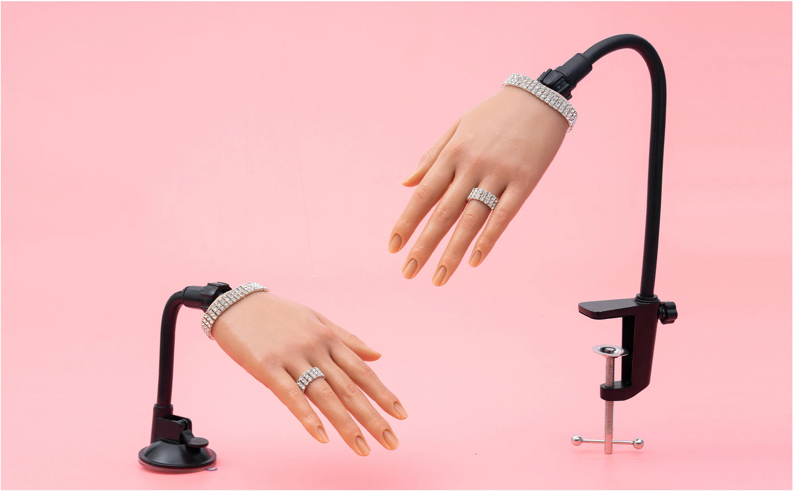 Nail Training Practice Hand For Acrylic Nails Silicone Fake Hands To Nail Practice Hand Model Filming Props Veikmv