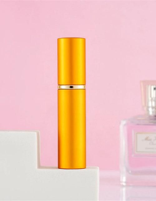 Load image into Gallery viewer, 5ml Portable Refillable Perfume Bottle With Atomizer Empty  Aluminum Parfume Case Container Spray Bottle Travel
