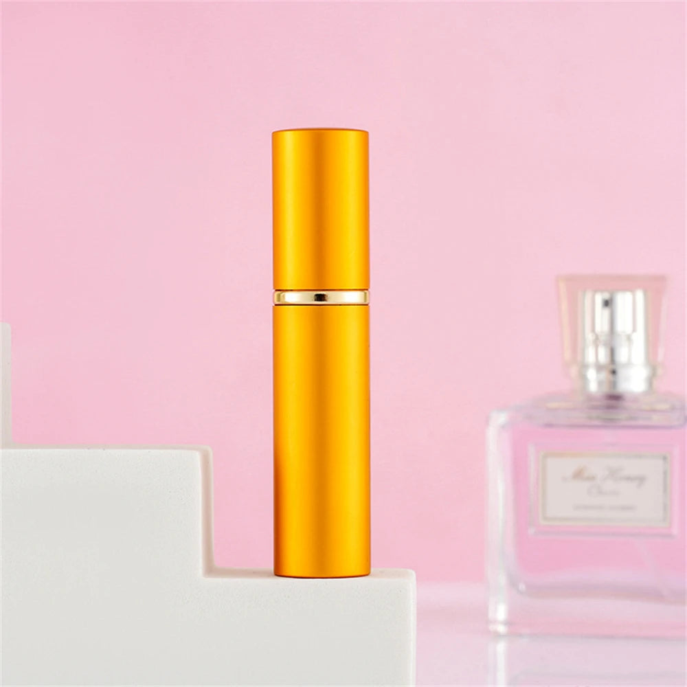5ml Portable Refillable Perfume Bottle With Atomizer Empty  Aluminum Parfume Case Container Spray Bottle Travel