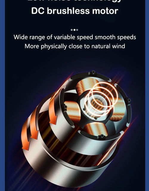 Load image into Gallery viewer, 3600mAh USB Desk Fan 4 Speed Adjustable Desktop Table Fan with Strong Wind Quiet Operation Kipas USB Oscillating Fan
