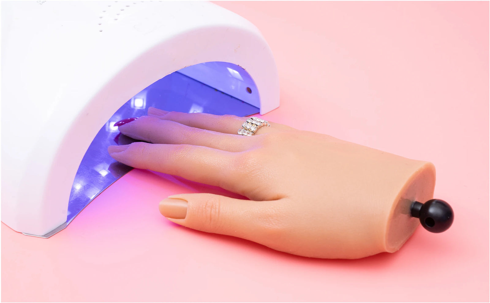 Nail Training Practice Hand For Acrylic Nails Silicone Fake Hands To Nail Practice Hand Model Filming Props Veikmv