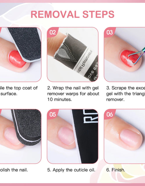 Load image into Gallery viewer, ROSALIND Bright Gel Nail Polish Mini 5ml Gel Polish Colorful Need UV Nail Lamp Semi-Permanent Base Top Gel Varnishes
