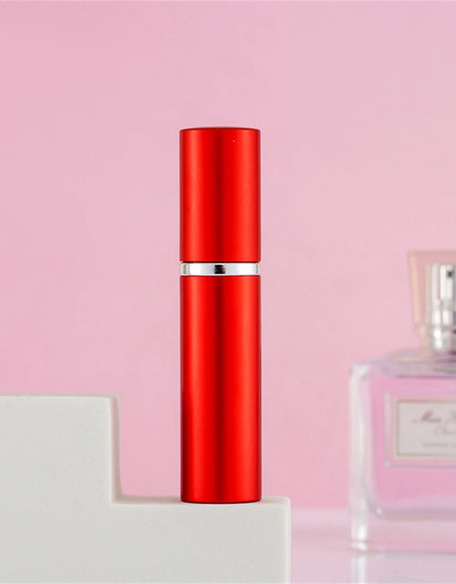 Load image into Gallery viewer, 5ml Portable Refillable Perfume Bottle With Atomizer Empty  Aluminum Parfume Case Container Spray Bottle Travel
