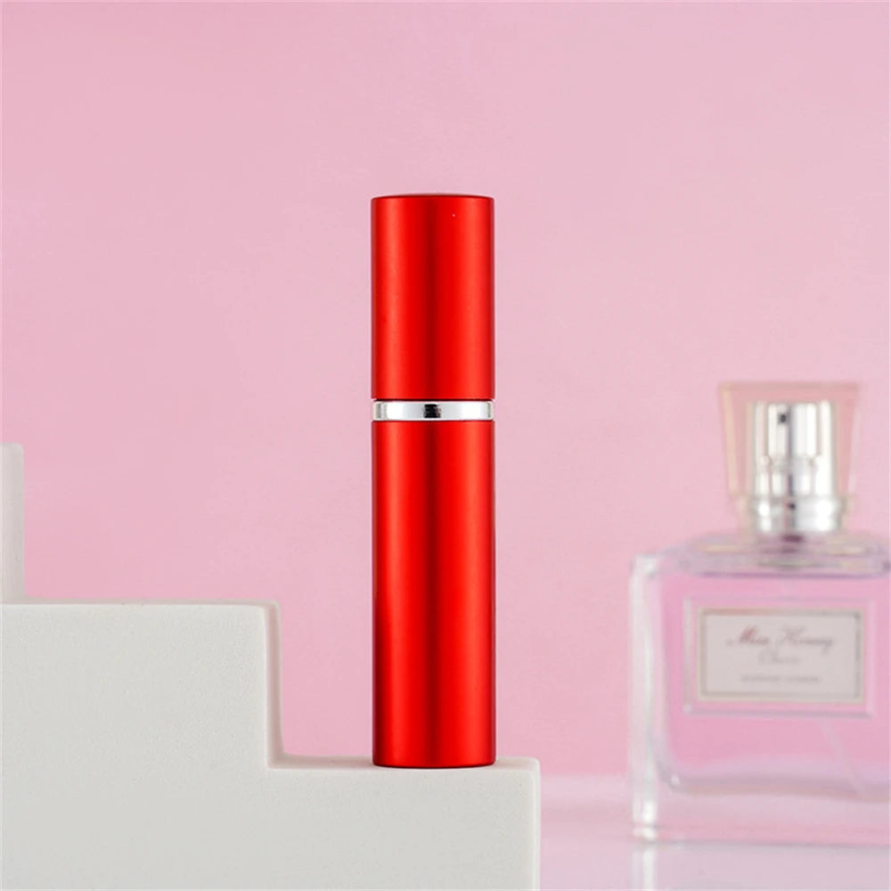 5ml Portable Refillable Perfume Bottle With Atomizer Empty  Aluminum Parfume Case Container Spray Bottle Travel