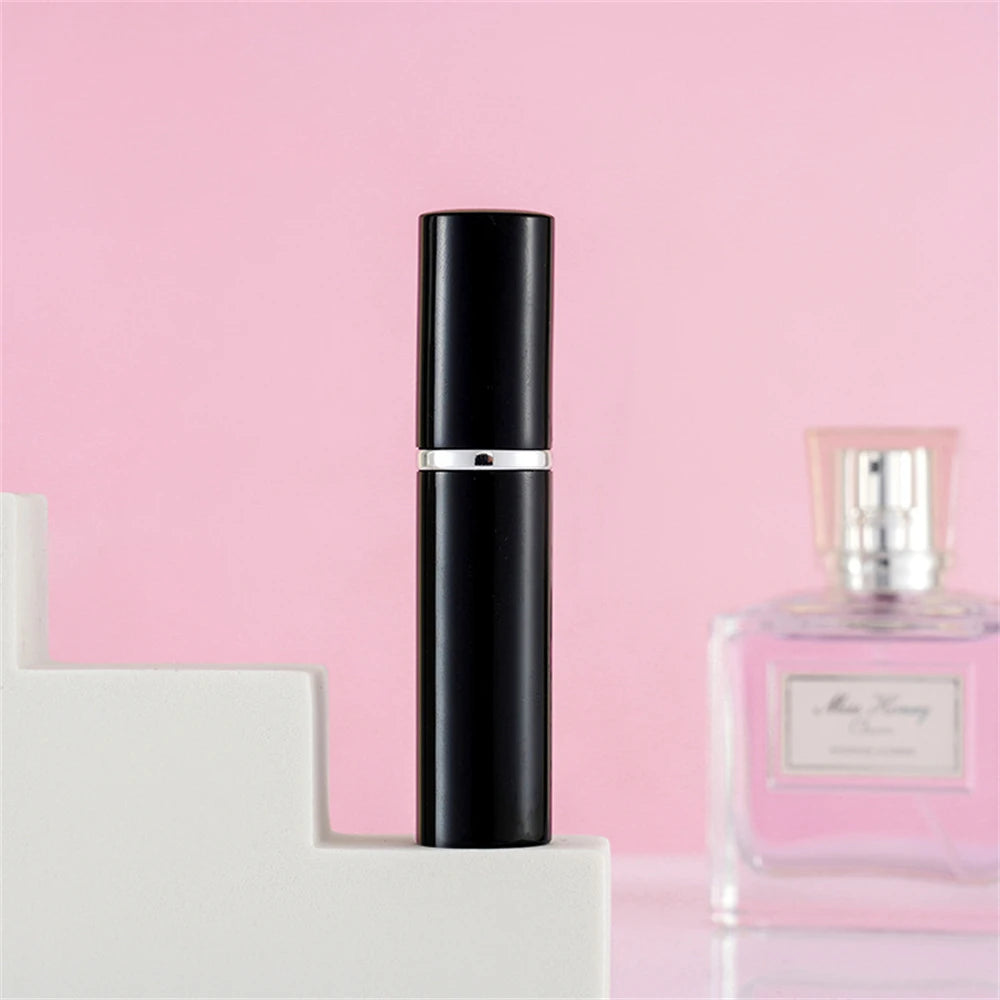 5ml Portable Refillable Perfume Bottle With Atomizer Empty  Aluminum Parfume Case Container Spray Bottle Travel