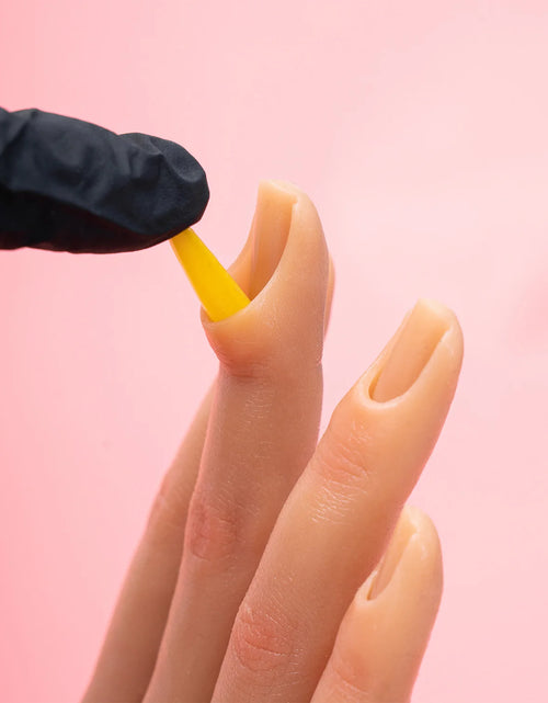 Load image into Gallery viewer, Nail Training Practice Hand For Acrylic Nails Silicone Fake Hands To Nail Practice Hand Model Filming Props Veikmv
