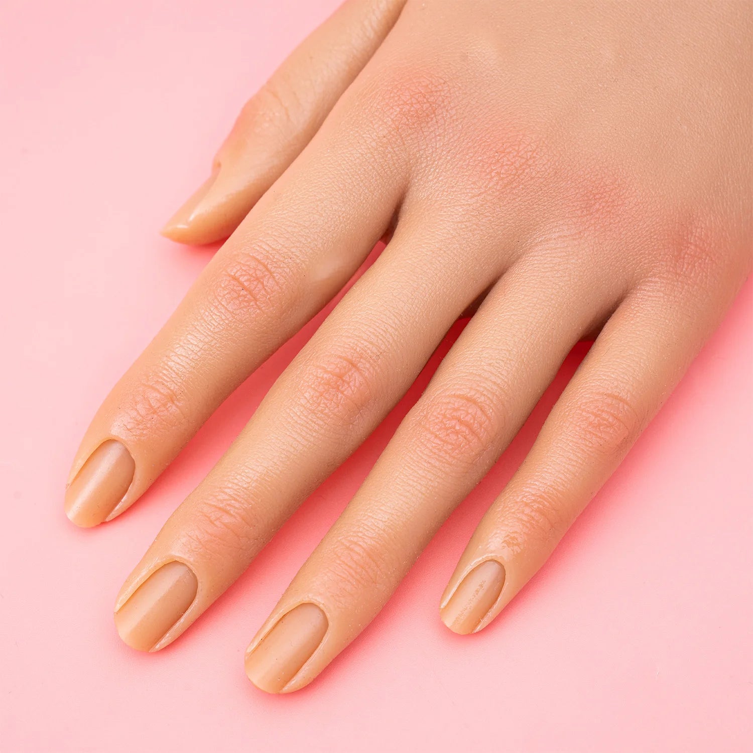 Nail Training Practice Hand For Acrylic Nails Silicone Fake Hands To Nail Practice Hand Model Filming Props Veikmv