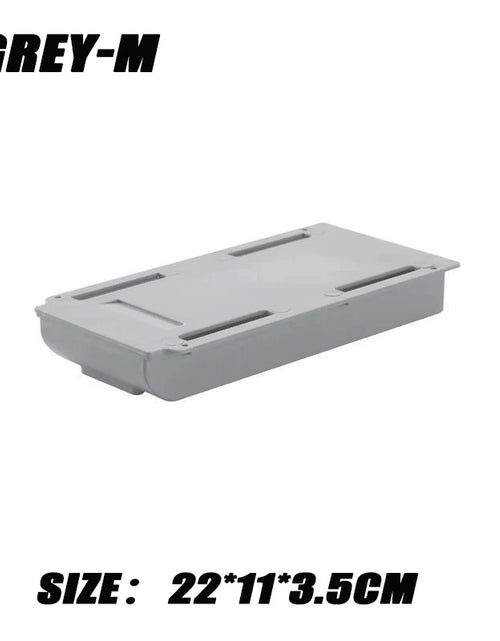 Load image into Gallery viewer, Hidden Drawer Organizer Self-Adhesive Desktop Small Drawer Cabinet Under Table Hidden Drawer Office Home Storage Tools
