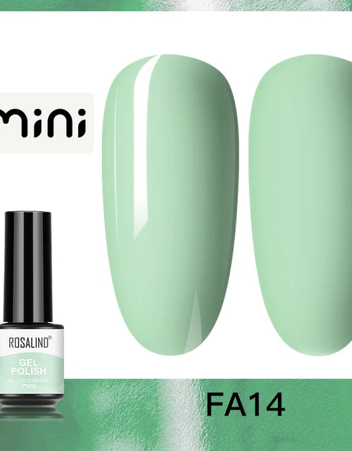 Load image into Gallery viewer, ROSALIND Bright Gel Nail Polish Mini 5ml Gel Polish Colorful Need UV Nail Lamp Semi-Permanent Base Top Gel Varnishes
