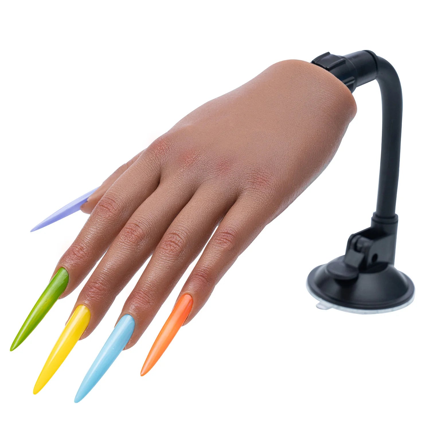 Nail Training Practice Hand For Acrylic Nails Silicone Fake Hands To Nail Practice Hand Model Filming Props Veikmv