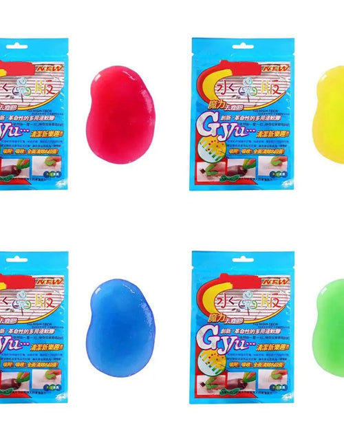 Load image into Gallery viewer, 4-colours Car Cleaning Gel Reusable Keyboard Cleaner Vent Cleaner Slime Dust Dirt Removal Multiuse Air Gel Automobile Tool D3B4
