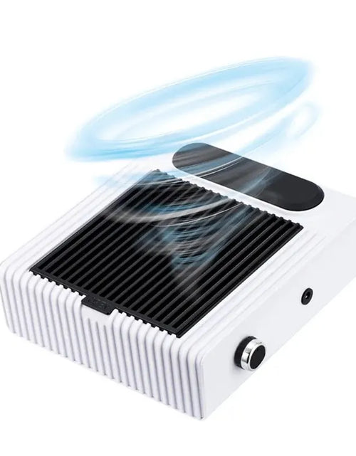 Load image into Gallery viewer, 80W Powerful Nail Dust Collector For Manicure Nail Vacuum Cleaner With Fitter Nail Dust Fan Manicure Salon Equipment

