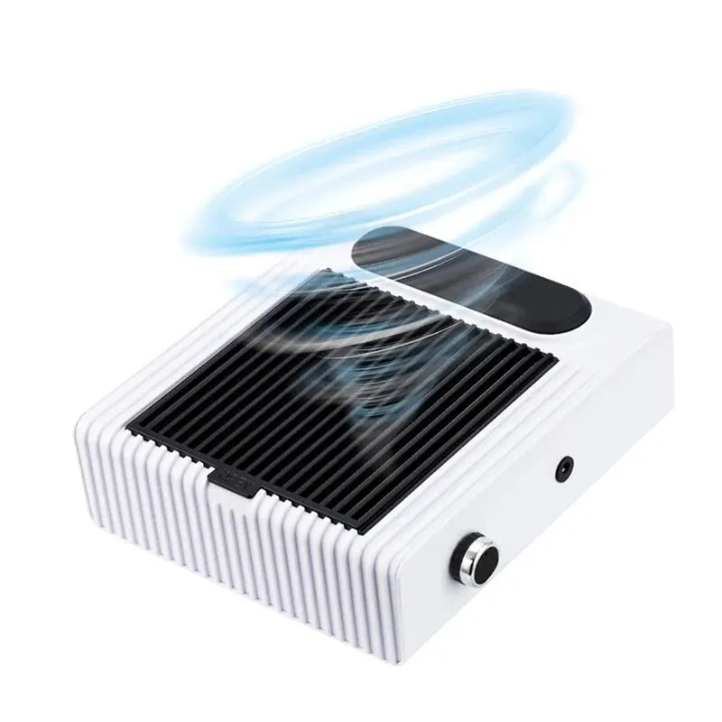 80W Powerful Nail Dust Collector For Manicure Nail Vacuum Cleaner With Fitter Nail Dust Fan Manicure Salon Equipment